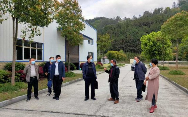 2020年州農(nóng)業(yè)局杜局長一行人來工廠視察
